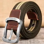 Casual Outdoor Men's Ladies Pin Buckle Canvas Belt, a durable and comfortable accessory perfect for everyday wear and ou — photo 5