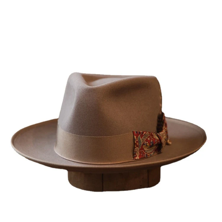 Fashion Personality Wool Top Hat A stylish and warm wool top hat to elevate any outfit. Perfect for special occasions, a — photo 1