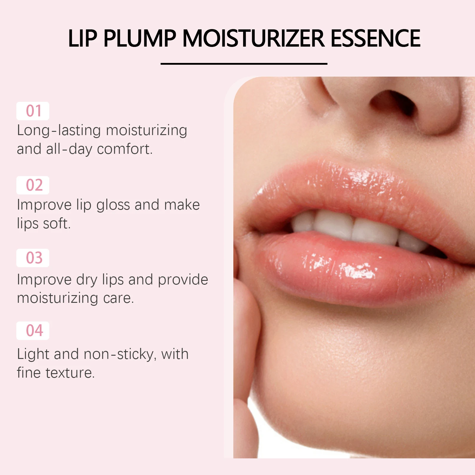 Title 5, Moisturizing and Plumping Lip Gloss Repairs Dry...