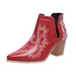 Botas Martin bordadas vintage de talla grande para mujer. Estilo retro con comodidad y elegancia. ¡Elige tu par perfecto! — foto 2