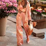 Women's Tube Top Long Sleeve Printing Suit. Effortlessly stylish and comfortable outfit, perfect for various occasions. — photo 5