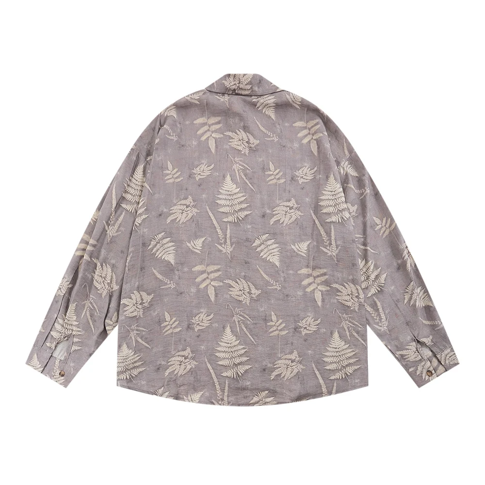Title 7, Mens Printed Leaves Digital Printed Shirt – El...
