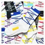 Middle Tube Striped Sports Socks Men And Women Cotton Trend — photo 1