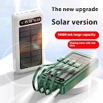 Solar With Cable Power Bank 30000 mAh Keep your devices powered with solar energy. Large capacity mobile power supply fo — photo 4