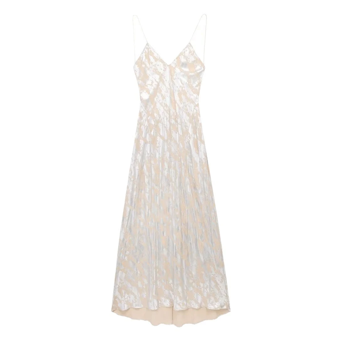 Vestido de ropa interior para mujer con estampado metalizado, realza tu silueta y comodidad. Elegancia y audacia para cada ocasión, ¡siéntete increíble! — foto 7