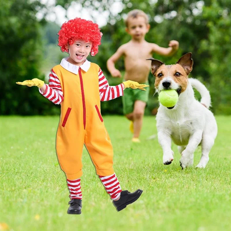 Christmas Children's Adult Clown Costume. Bring laughter and joy to holiday parties, family gatherings and festive event — photo 5