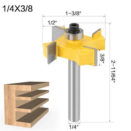 Title 6, 8-Handle Woodworking Milling Cutter for precise...