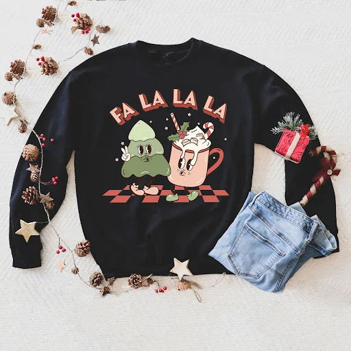 Title 2, Zwart vintage damessweatshirt