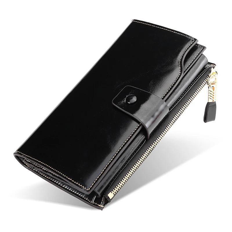 Women's clutch, coin bag, card holder, bill holder, long wallet for stylish and secure organization of your cards, cash, — photo 1