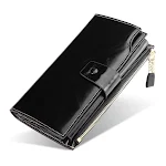 Women's clutch, coin bag, card holder, bill holder, long wallet for stylish and secure organization of your cards, cash, — photo 1