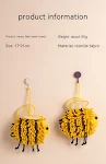 Bee Chenille Hand-wiping Ball Creative Soft and absorbent, perfect for kitchen and bathroom. Ideal for kids and adults, — photo 4