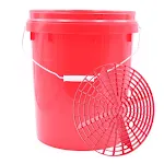 Red Bucket With Filter