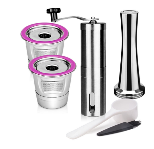 Stainless Steel Reusable K Cup Coffee Filter Accessories Brew delicious coffee, save money, and reduce waste. Eco-friend — photo 19
