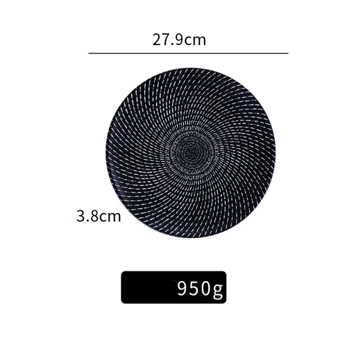 Title 14, Porcelain Ceramic Plate Creative Home Simple. E...