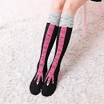 Spring And Autumn Knee Socks Funny Chicken Socks — photo 5