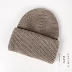 Women's solid color wool hat with a large waistband, designed for ultimate comfort and a stylish look, perfect for every — photo 8