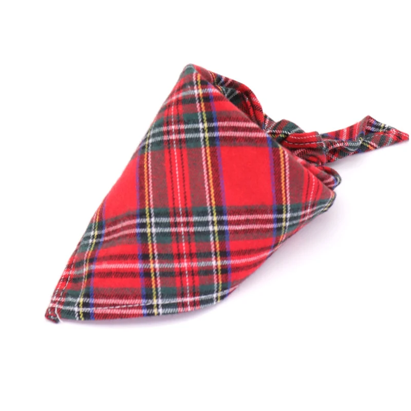 Title 29, 30/50pcs Dog Bandanas 100% Cotton Plaid Collar ...