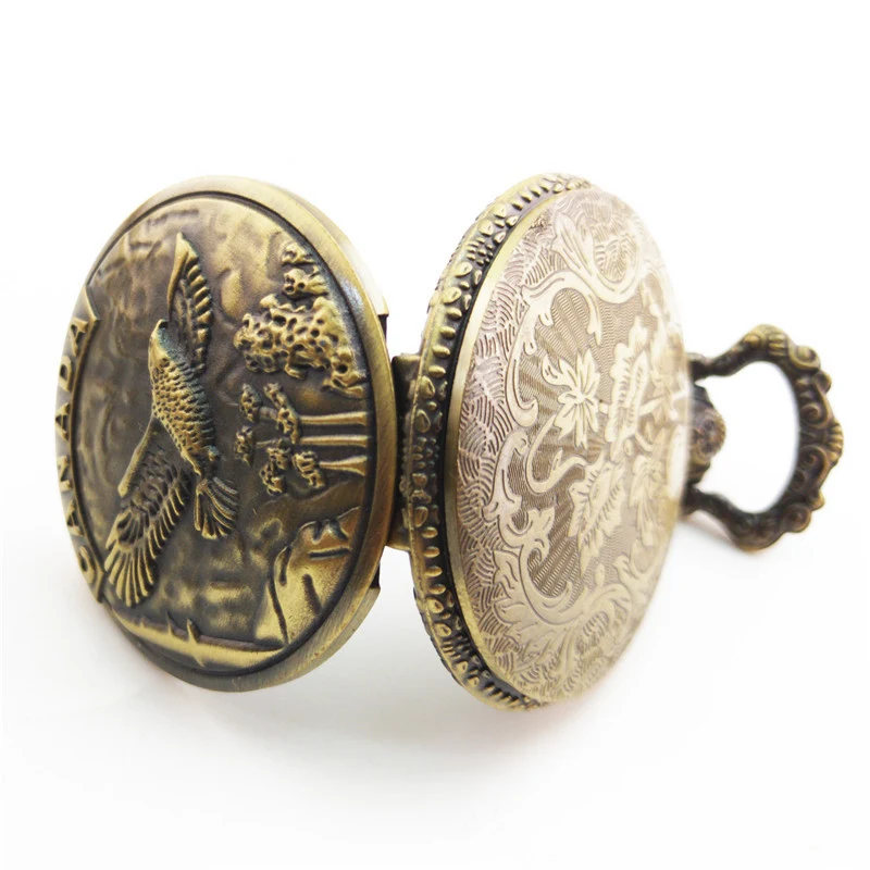 Title 5, Antique Large Bird Arrow Vintage Pocket Watch. ...