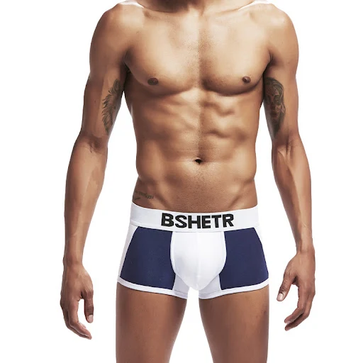 Title 6, Pure Cotton Low Waist Plain Color Boxer Shorts