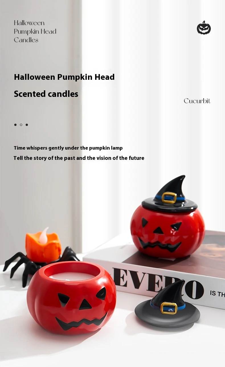 Title 7, Halloween Pumpkin Aromatherapy Candle Creative ...