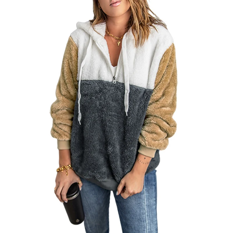 Title 6, Womens Long-sleeved Thickened Hooded Sweater W...