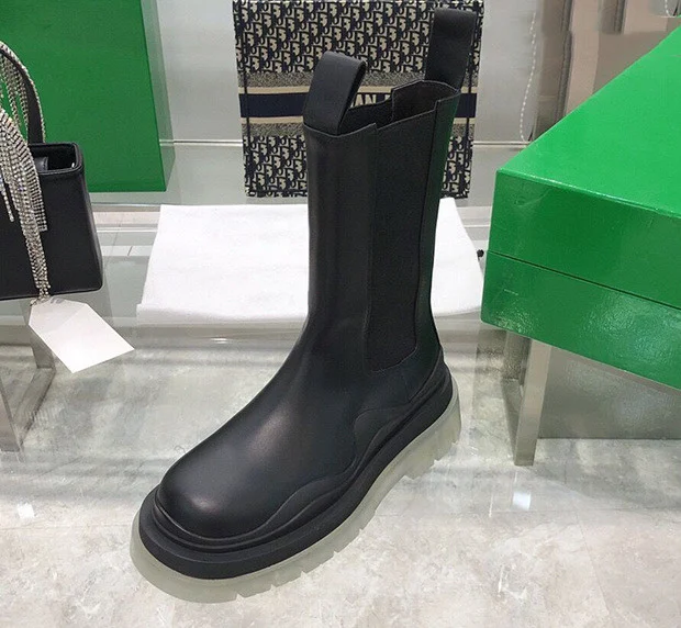 Title 2, Nieuwe dikzool leren Martin boots dames lente e...