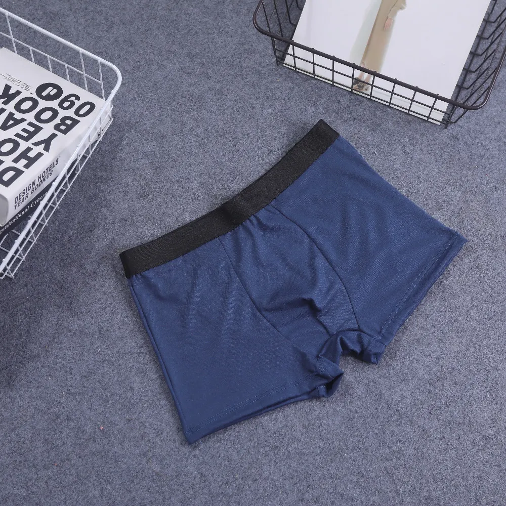 Title 6, Breathable soft milk silk boxer mens underpant...