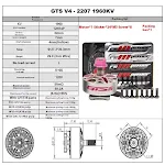 Racing GTS V4 2207 Motor for Violent FPV Crossing Machine 5-inch Brushless Motor. Experience fast, agile flights with th — photo 2