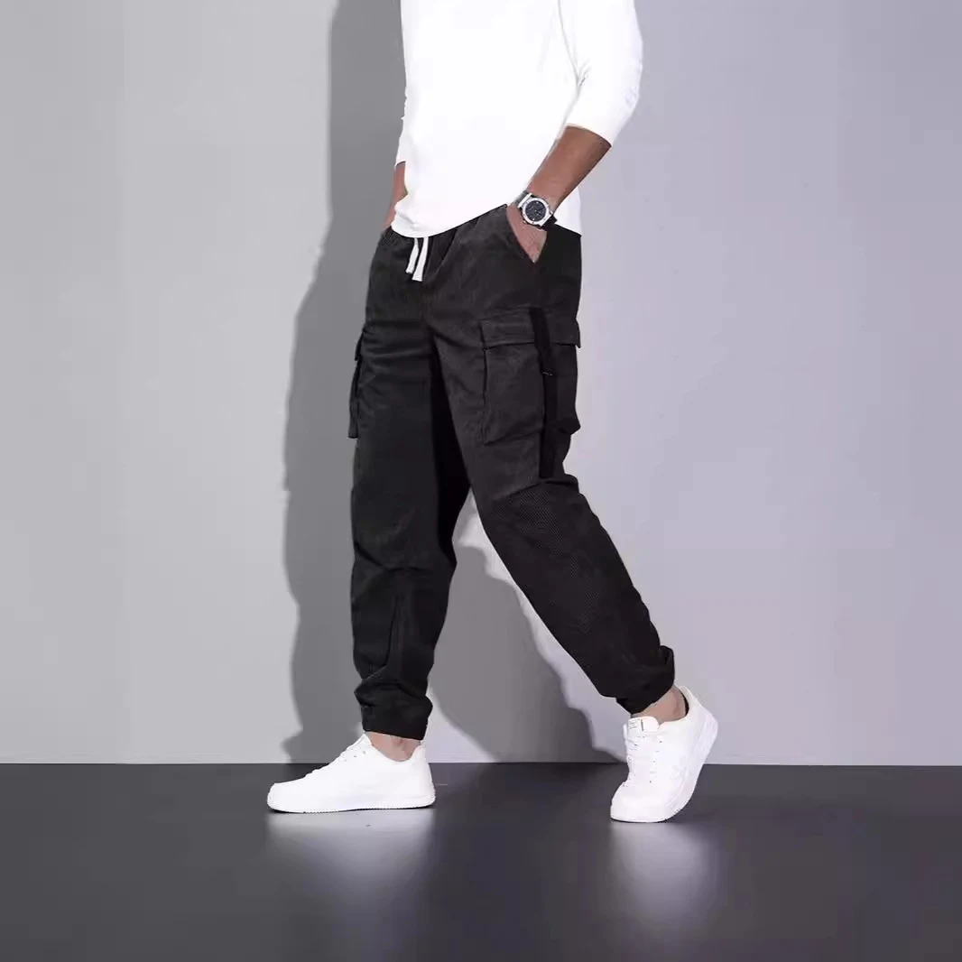Title 2, Corduroy overalls heren, enkellaagse losse casu...