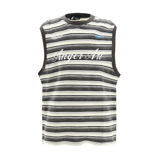 Title 4, Chaleco casual a rayas para hombre, estilo de p...