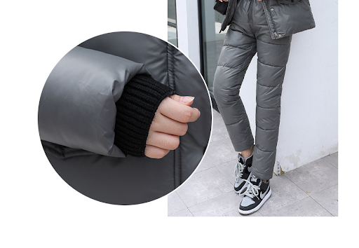 Title 7, Womens Down Padded Jacket Suit