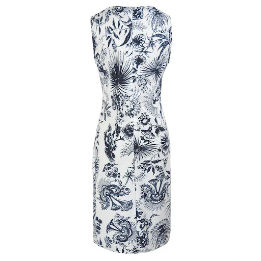 Title 10, Womens Printed Sleeveless Stitching Dress