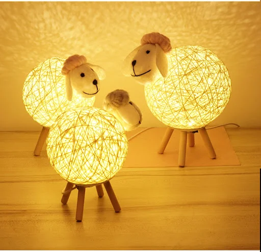 Title 6, Lamb starry sky projection sleep night light fo...