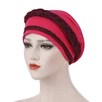 Net yarn Rose red