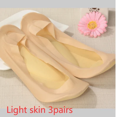 3D Arch Foot Massage Summer Socks for Women, Ice Silk, Shallow Mouth, Silica Gel Invisible Slippers, Feet Care for healt — photo 96