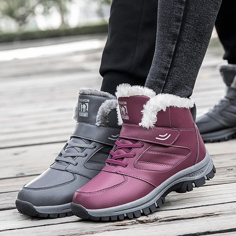 Sports Casual Shoes with Cotton Plus Velvet, Thick Warm Snow Boots for Winter. Keep your feet cozy, comfortable, and pro — photo 6