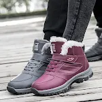 Sports Casual Shoes with Cotton Plus Velvet, Thick Warm Snow Boots for Winter. Keep your feet cozy, comfortable, and pro — photo 6