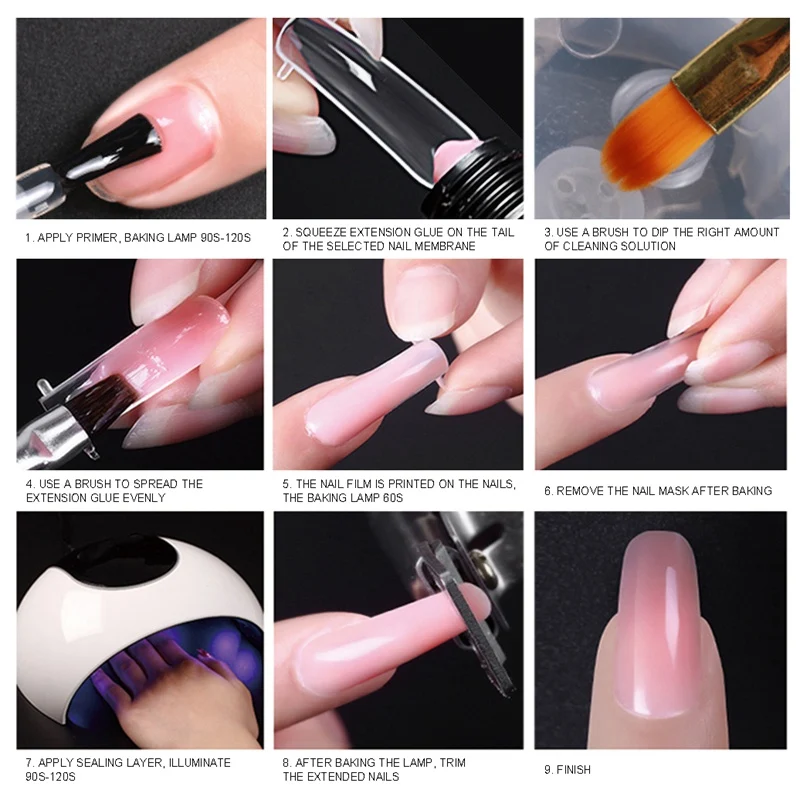 Title 1, Manicure phototherapy lamp, nail extension crea...