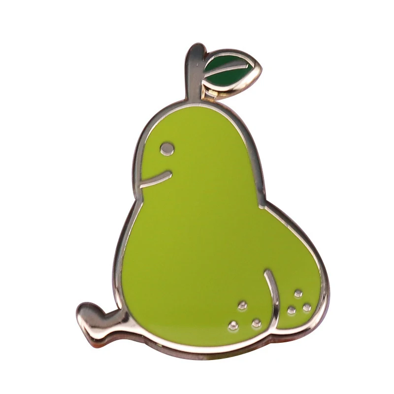 Title 2, Broche de Pera Fofo Desenho Animado. Insígnia d...