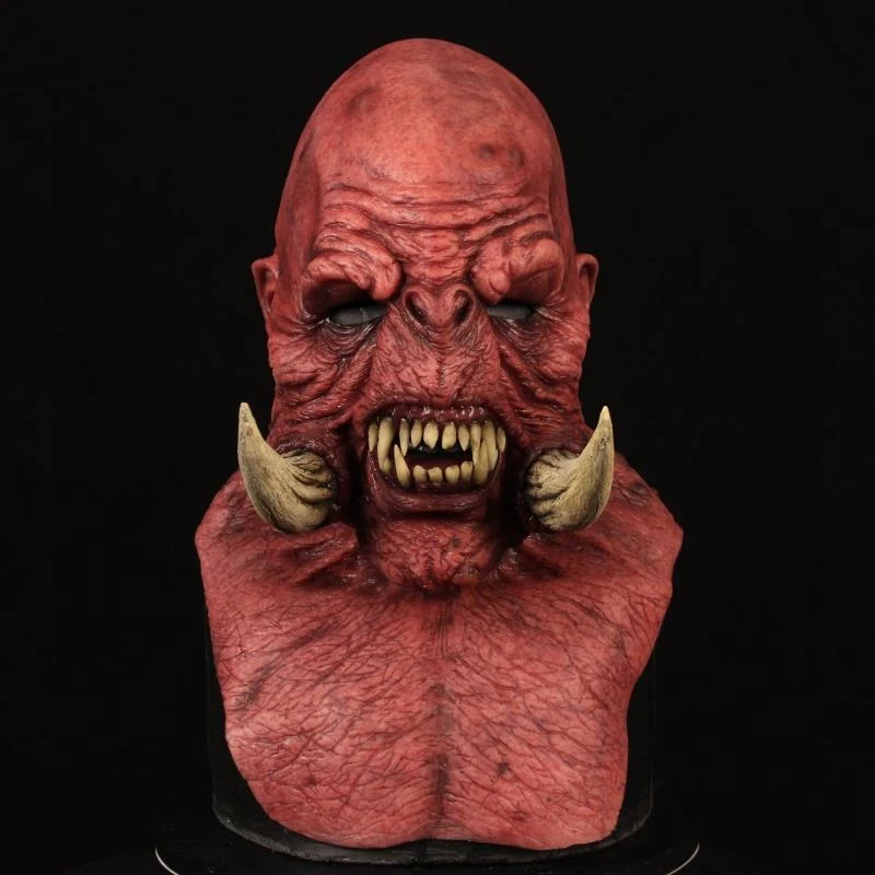 Maska Halloween Cosplay z lateksu. Idealna do tworzenia przerażających kostiumów na imprezy i Halloween. Realistyczny wygląd. — zdjęcie 3