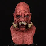 Maska Halloween Cosplay z lateksu. Idealna do tworzenia przerażających kostiumów na imprezy i Halloween. Realistyczny wygląd. — zdjęcie 3