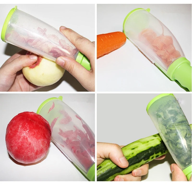 Title 3, Plastic Manual Fruit Vegetable Peeler Potato Pe...