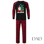Pigiama natalizio famiglia genitori e figli Completo Homewear Abbigliamento da notte perfetto per momenti accoglienti e celebrazioni festive. Comfort garantito. — foto 10
