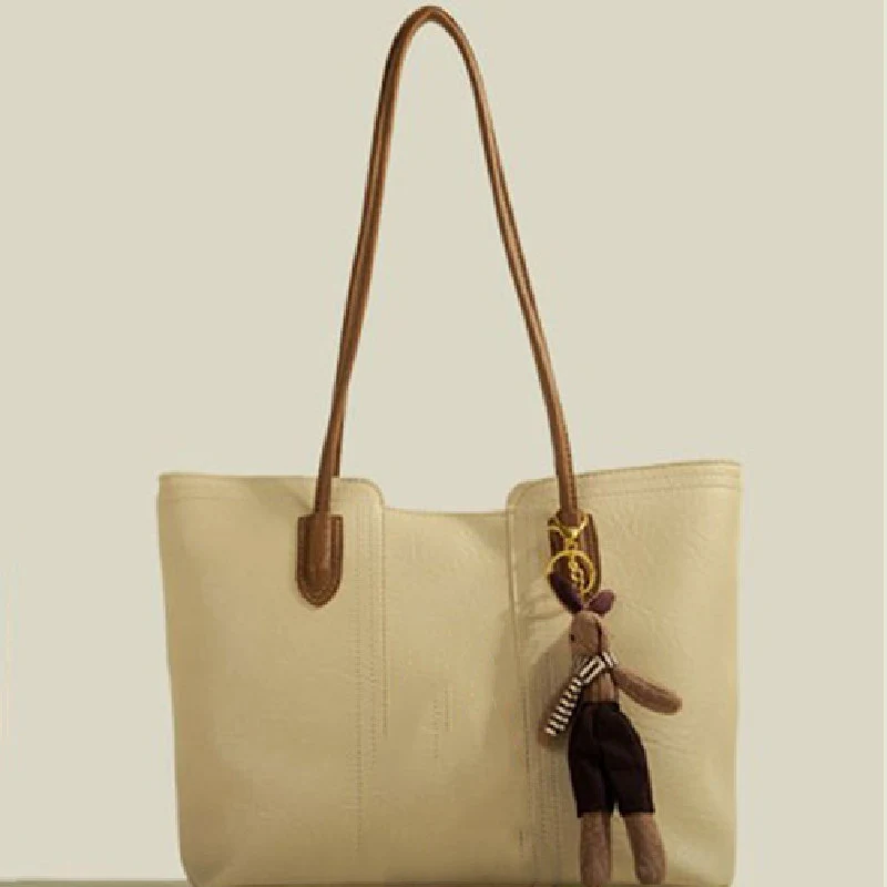 Vrouwen retro schoudertas met grote capaciteit, perfect voor dagelijks gebruik, biedt ruimte voor al je benodigdheden en een stijlvolle look. — foto 2