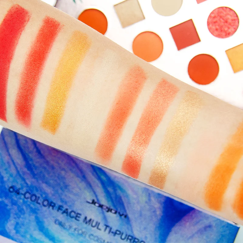 64-kleuren oogschaduw palette voor eindeloze looks, hoog gepigmenteerd, langdurig en gemakkelijk aan te brengen voor elke gelegenheid. — foto 4