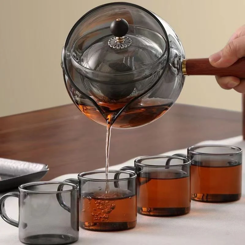 Title 5, Automatic Revolving Thickened Tea Cooker for ri...