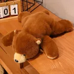 Lying Brown Bear