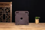 Vaso quadrado Yixing de argila roxa para flores, design elegante, respirável, ideal para cultivo e decoração, promove o crescimento saudável. — foto 7