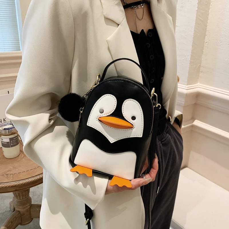 Penguin Cute Casual Fashion Shoulder Messenger Bag, a stylish and practical everyday bag, perfect for carrying your esse — photo 11