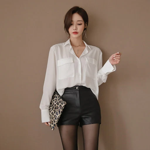 Title 4, Fashionable Temperament Loose Chest Tie Bow Wai...